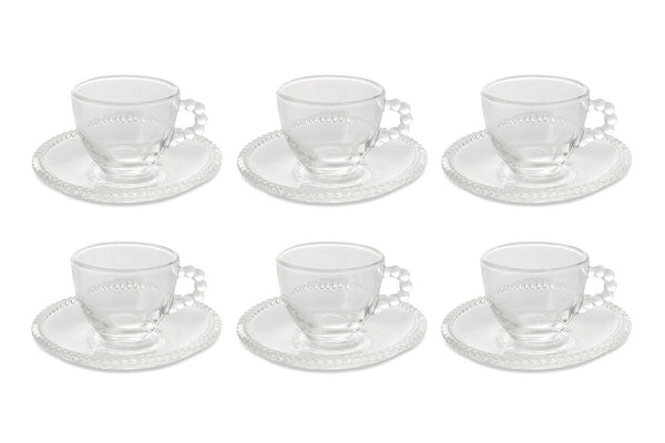 acquista Set de 6 tasses à café Ø6,5x5,4 cm en verre VdE Tivoli 1996