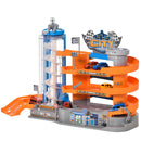 Garage Giocattolo per Bambini 60x22x36 cm con Rampe e Ascensore Multicolore