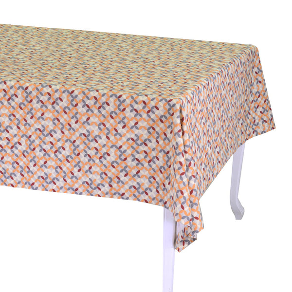 Tovaglia Rettangolare 140x240 cm in Cotone 180 GSM Optical Bordeaux sconto