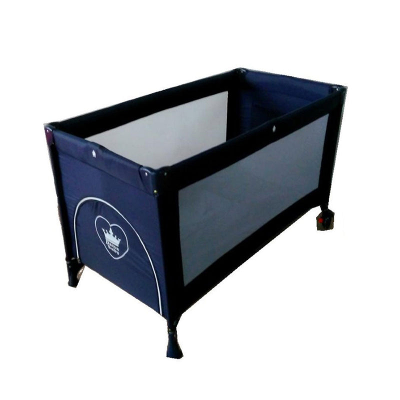 Lettino da Viaggio Rettangolare con Barriere Trupia Baby Player Blu