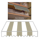 Tenda da Sole a Caduta 2x2,5m Tessuto in Poliestere Disegno P2004