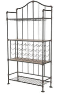 Mobile Porta Vivande Manhattan 99,3x42x185 cm in Ferro e MDF