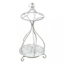 Portaombrelli Annie 29x68 h cm in Acciaio Bianco