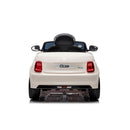 Auto Elettrica per Bambini Licenza Ufficiale Fiat 500e 12V Luci LED MP3 Bianco      