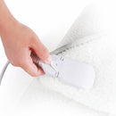 Coperta Termica Elettrica Matrimoniale 120W Kooper Pisolona Alveare Bianca