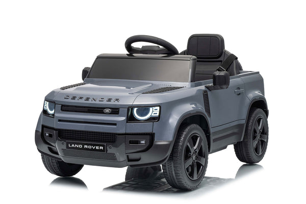 Macchina Elettrica per Bambini Licenza Land Rover Defender Small 12V con Telecomando Grigio acquista