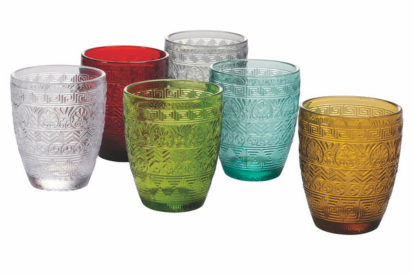 Lot de 6 verres à eau en verre 280 ml Villa d'Este Home Tivoli Mexique sconto