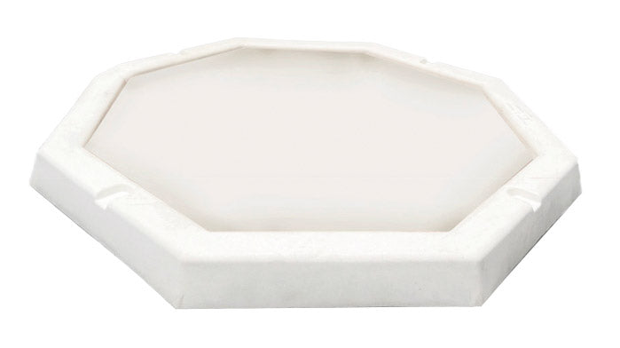 Piatto Doccia Ottagonale da Esterno Giardino 80 cm Arkema Bianco