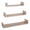 Lot de 3 étagères murales 60-50-40x15,5x8 cm en fibre de bois magnétique Chêne Sagerau