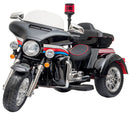 Moto Elettrica Polizia Americana 3 Ruote per Bambini 12V Kidfun Police Washington Nera