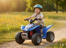 Mini Quad Elettrico per Bambini 7,2V con Licenza Honda 250X Blu