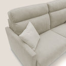 Divano Letto 3 Posti 196x102x97 cm in Tessuto Beige