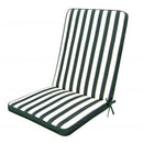 Cuscino Real Medio 90x40x4 cm in Poliestere Verde