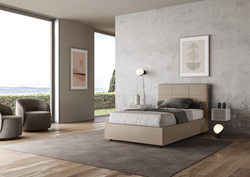 Letto Matrimoniale Mika Tortora Varie Misure