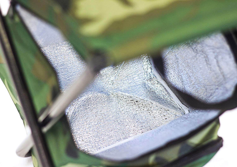 Sedia Pieghevole da Campeggio con Borsa Termica Menzi Camouflage