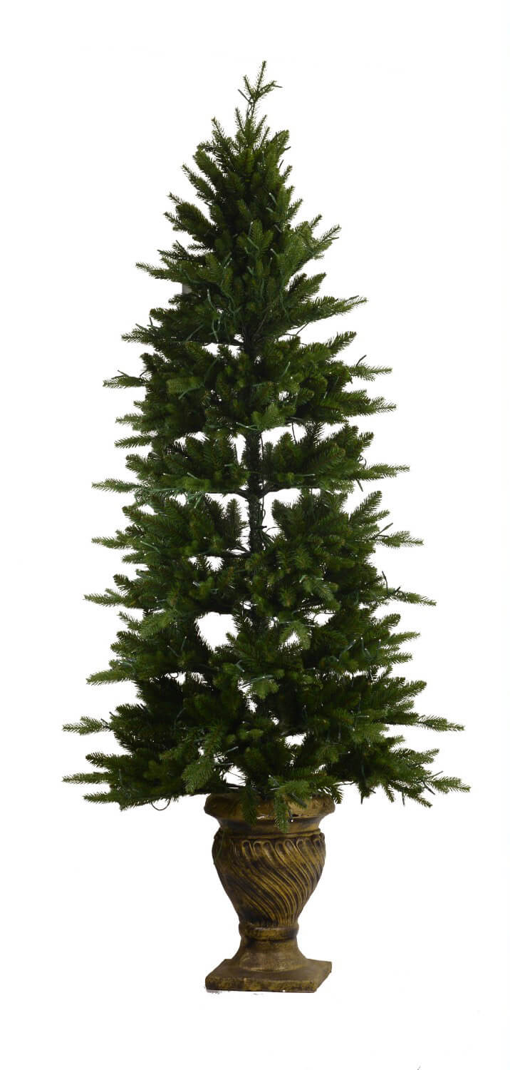 Albero di Natale Luminoso 600 LED H195cm Verde