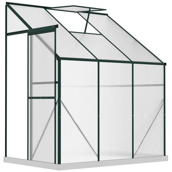 prezzo Serre Murale 192x127x220 cm Porte Coulissante en Polycarbonate Transparent