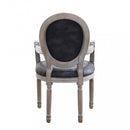 Poltrona Constance in Ecopelle Nera 55x46x96 h cm in Similpelle Nero
