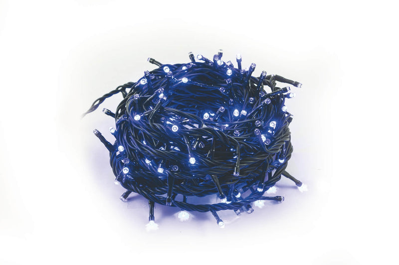 Luci di Natale 180 LED 7,2m Blu da Interno Soriani