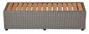 Mobiletto SPA Scalino per Vasca Idromassaggio Quadrate 85x21x30,5 cm Grigio