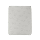 Topper Memory Con Fodera in Poliestere e Bamboo Bianco Varie Misure