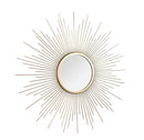 Specchio da Parete 60x60x3,5 cm in Metallo Susi Oro