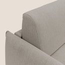 Divano Letto 3 Posti 215x95x96 cm in Tessuto Beige