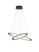 Lampada a Sospensione da Interno a LED in Metallo Antracite