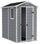 Abri de jardin pour outils 130x198x192 cm en résine Keter Manor 4x6 Gris