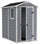 Abri de jardin pour outils 130x198x192 cm en résine Keter Manor 4x6 Gris