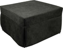 Pouf Letto Brandina con Materasso Pieghevole 78x78x47 cm Avalli Contract Grigio
