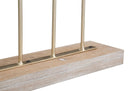Scultura Shot Leaf 47x10x52,5 cm in Ferro e MDF Oro
