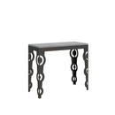 Consolle Allungabile 90-196x40x77 cm in Nobilitato Grigio