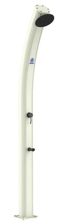 Doccia Solare da Giardino 35L Miscelatore e Lavapiedi Sined Dafne Bianca