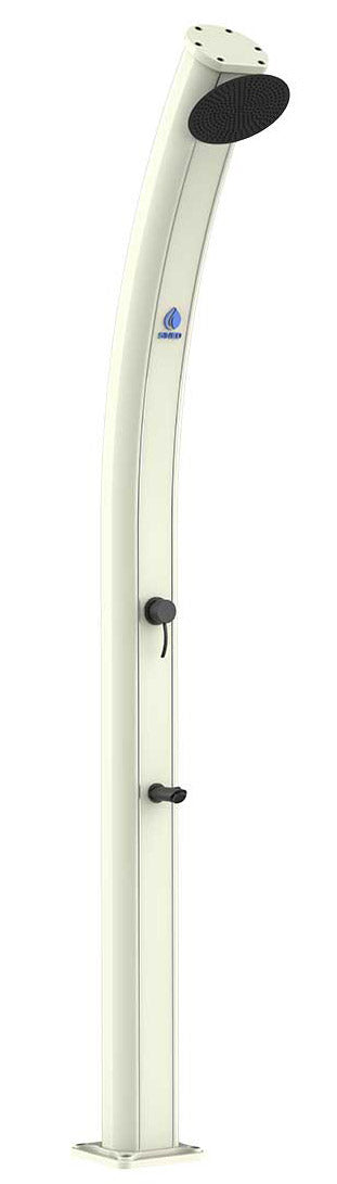 online Douche solaire de jardin 35L Sined Dafne Bianca Mitigeur et lave-pieds