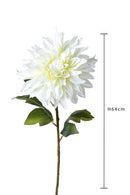 Set 4 Fiori Artificiali di Dalia Singola H 64 cm