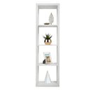 Libreria Moderna 4 Ripiani 42x147x30 cm in Legno Melaminico Bianco Opaco