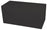 Banc en similicuir gris foncé Avalli 90x42x44 cm