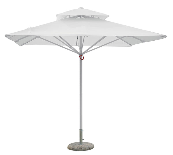 Parasol de Jardin 3x3m Toile Polyéthylène Blanc acquista
