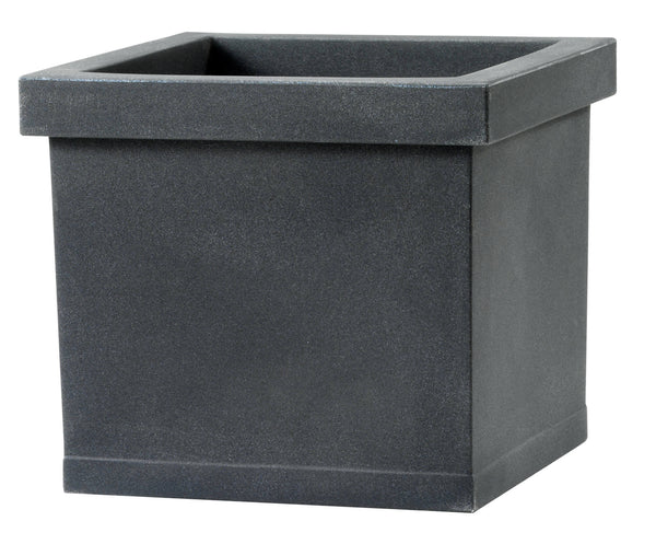 Vase en Résine Tulli Cadre Lisse Classique Anthracite Différentes Tailles acquista