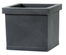 Vaso in Resina Tulli Quadro Liscio Classic Antracite Varie Misure