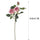 Lot de 2 Branches Artificielles Rosereal Touch avec 3 Branches H 80 cm