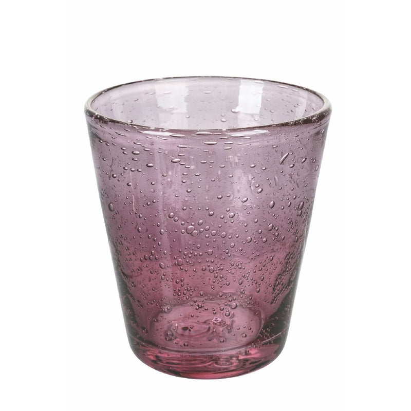 Set 6 Bicchieri Acqua Cancun Provence in Vetro VdE Tivoli 1996 Viola