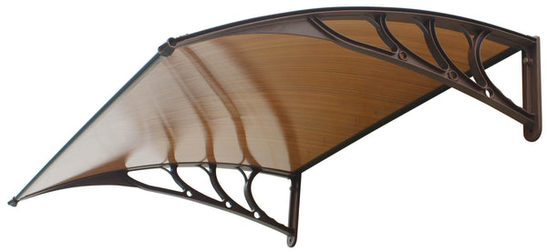 Auvent en Polycarbonate Compact 150x100 cm Ranieri Fumè sconto
