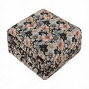 Trapunta Invernale Infinity Singolo 170x260 cm in Poliestere Black Flower  