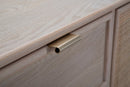 Mobile Paglia di Vienna 120x40,5x81 cm MDF e Impiallacciatura di frassino Marrone