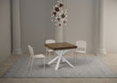 Tavolo Allungabile 90/194x90x77 cm Clerk Premium Noce