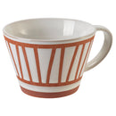 Set 4 Tazze Cereali Ø11,5x8 cm in Gres VdE Tivoli 1996 Geometry