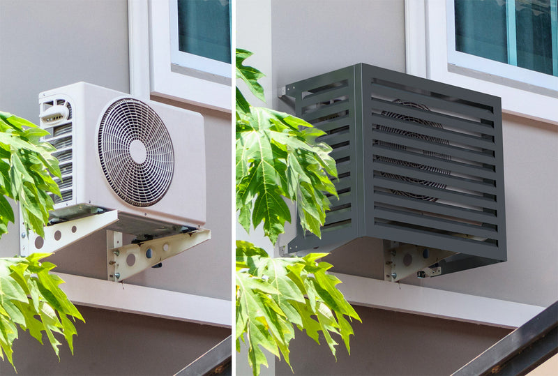 Copri Condizionatore 90x70x52 cm in Alluminio Blade S Antracite