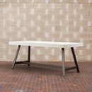 Tavolo 130x90x76 cm Achille Fix Bianco Frassino